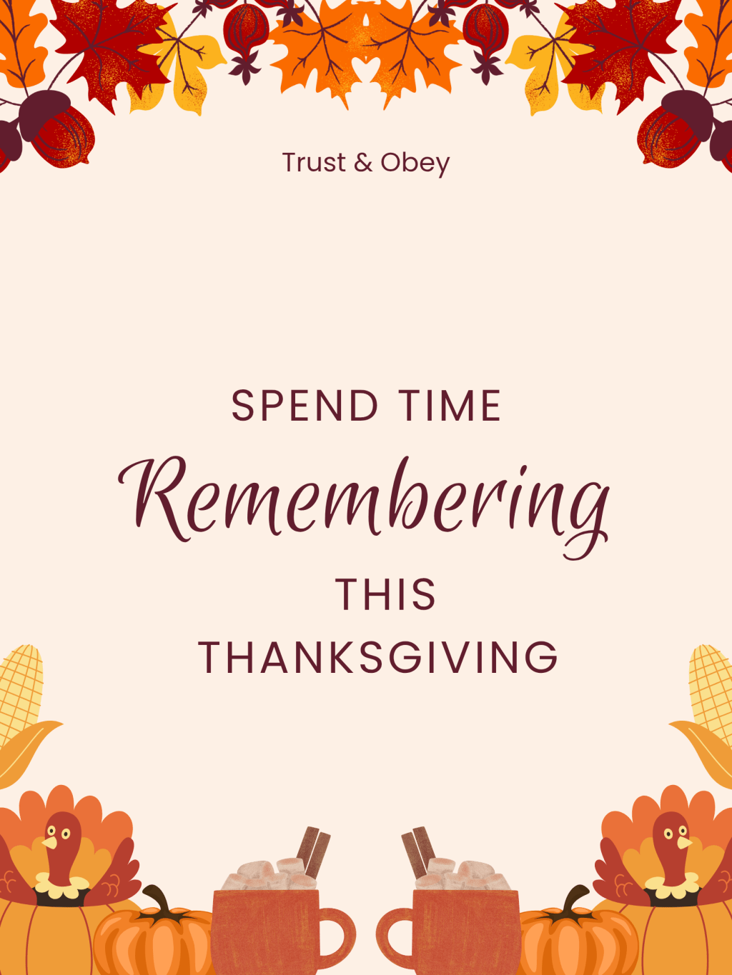 Spend Time Remembering